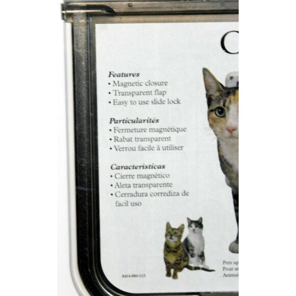 PetSafe Cat Small Dog Transparent Door Flap Magnetic Closure Slide Lock Pet - Picture 3 of 12